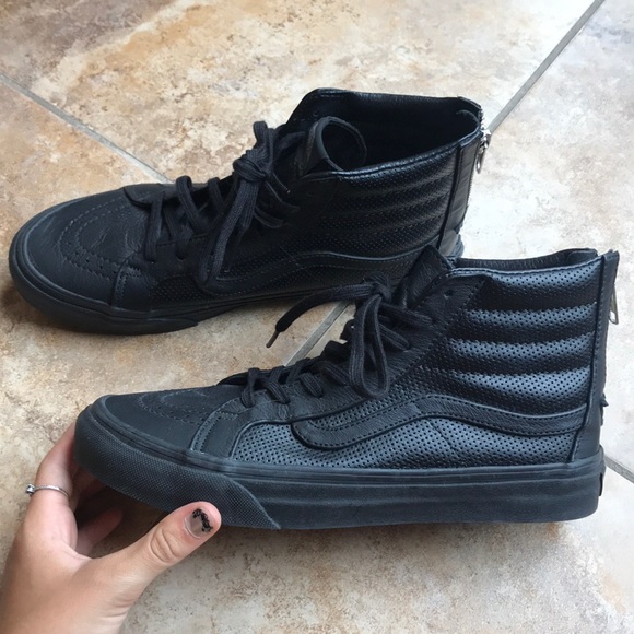 vans high top with zipper